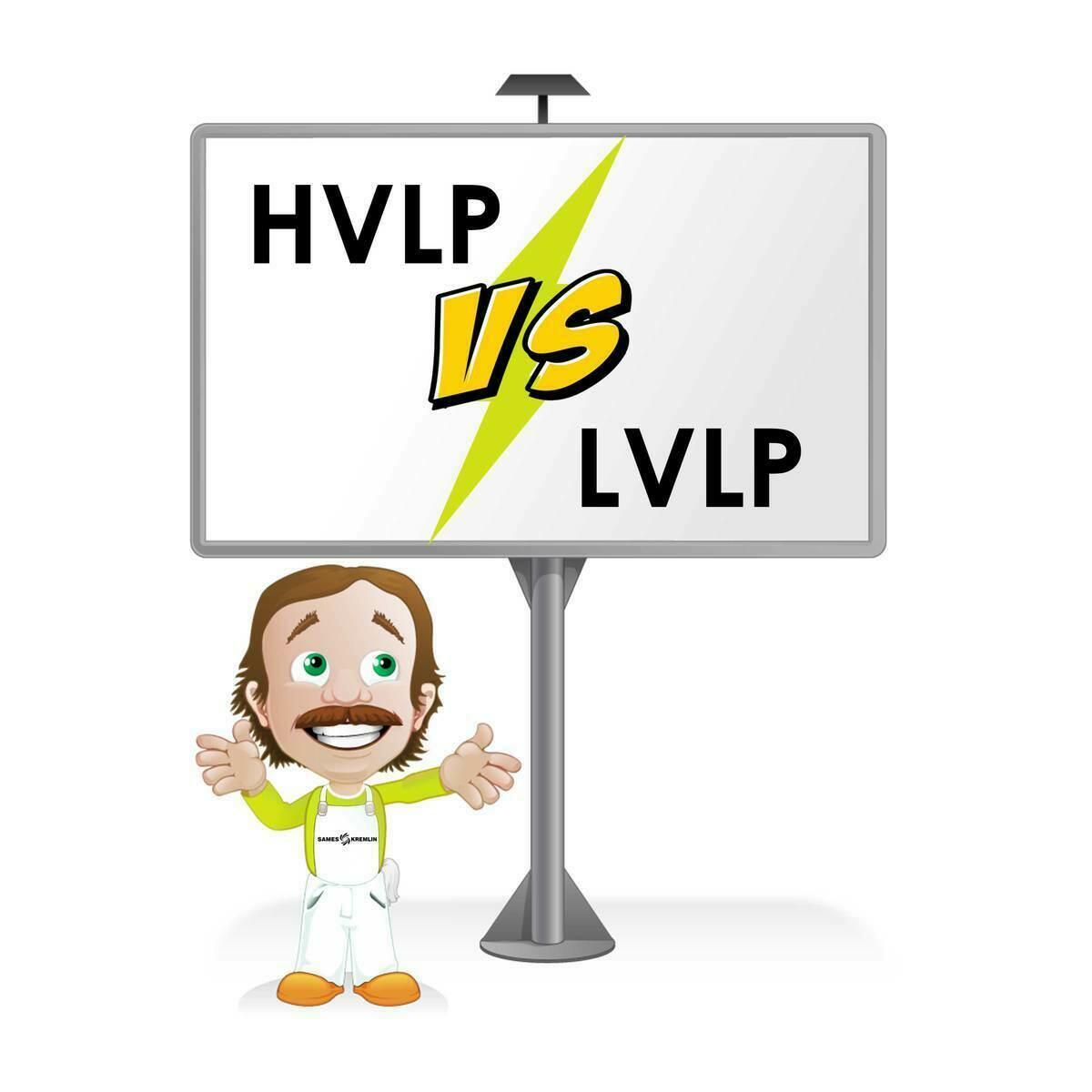 HVLP et LVLP Pistolet à peinture de pulvérisation